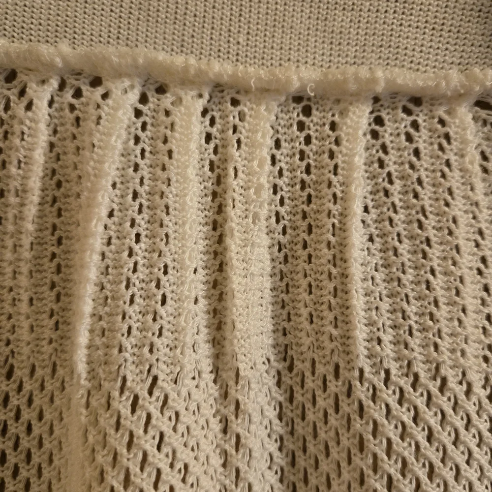 White Open-Front Cardigan - Picture 5 of 6